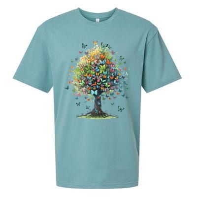 Butterfly Tree Aesthetics Butterflies Beautiful Aesthetics Sueded Cloud Jersey T-Shirt