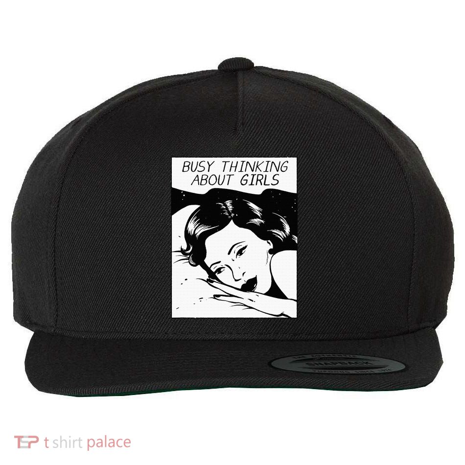 Busy Thinking About Wool Snapback Cap