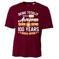 Being Totally Awesome Special Edition Since 1924 100 Years Birthday Cooling Performance Crew T-Shirt