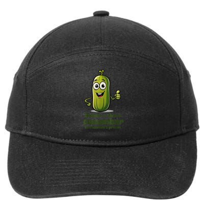 Busier Than A Cucumber In A Woman's Prison 7-Panel Snapback Hat