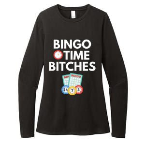 Bingo Time Bitches Funny Bingo Player Game Lover Gift Humor Womens CVC Long Sleeve Shirt