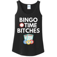 Bingo Time Bitches Funny Bingo Player Game Lover Gift Humor Ladies Essential Tank