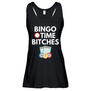 Bingo Time Bitches Funny Bingo Player Game Lover Gift Humor Ladies Essential Flowy Tank