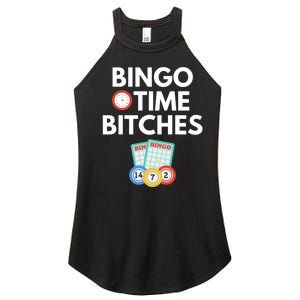 Bingo Time Bitches Funny Bingo Player Game Lover Gift Humor Women's Perfect Tri Rocker Tank