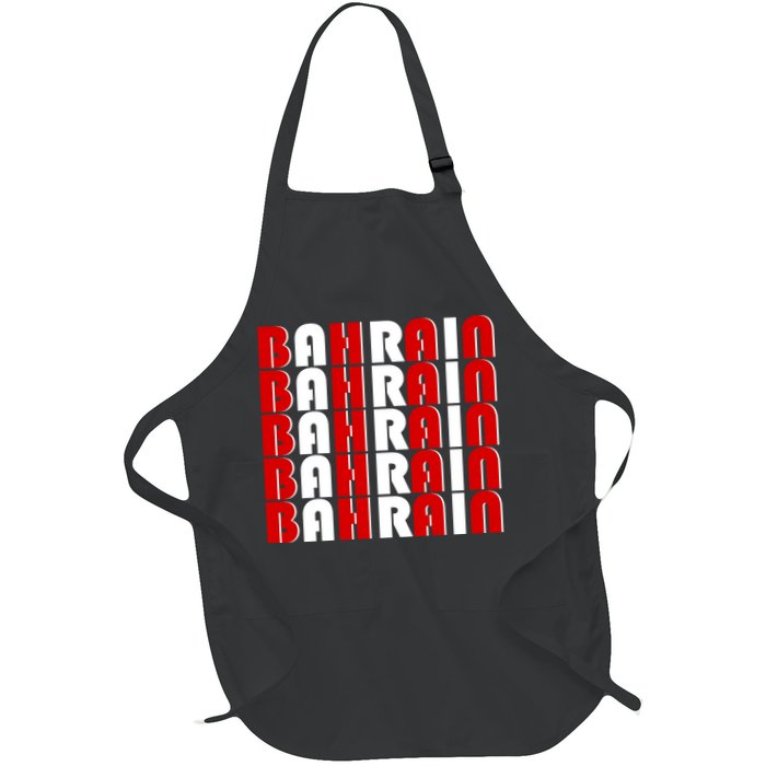 Bahrain Typography Apron