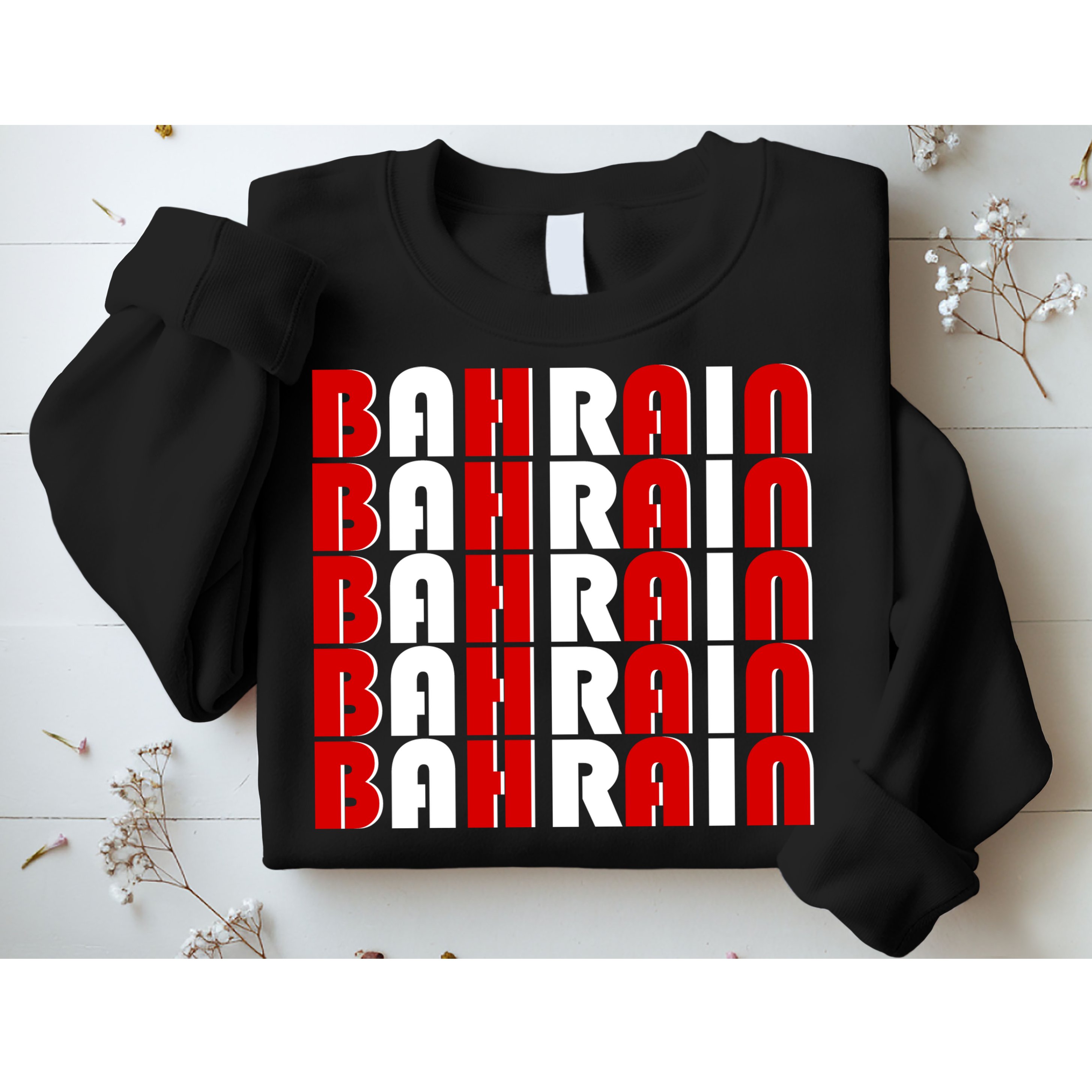 Bahrain Typography Sweatshirt