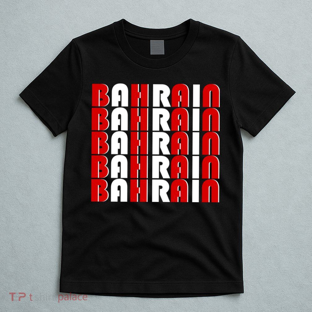 Bahrain Typography T-Shirt