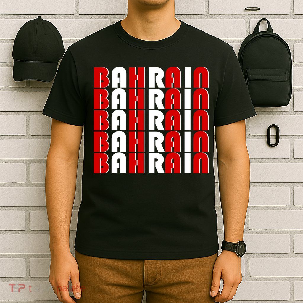 Bahrain Typography T-Shirt