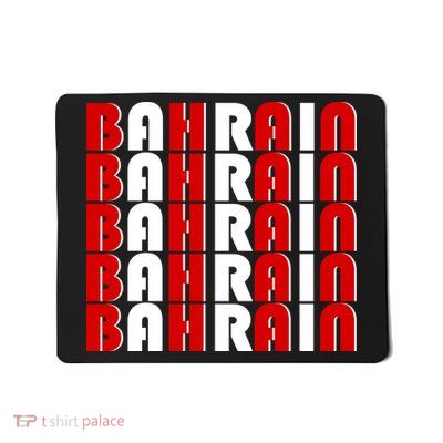 Bahrain Typography Mousepad