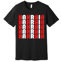 Bahrain Typography Premium T-Shirt