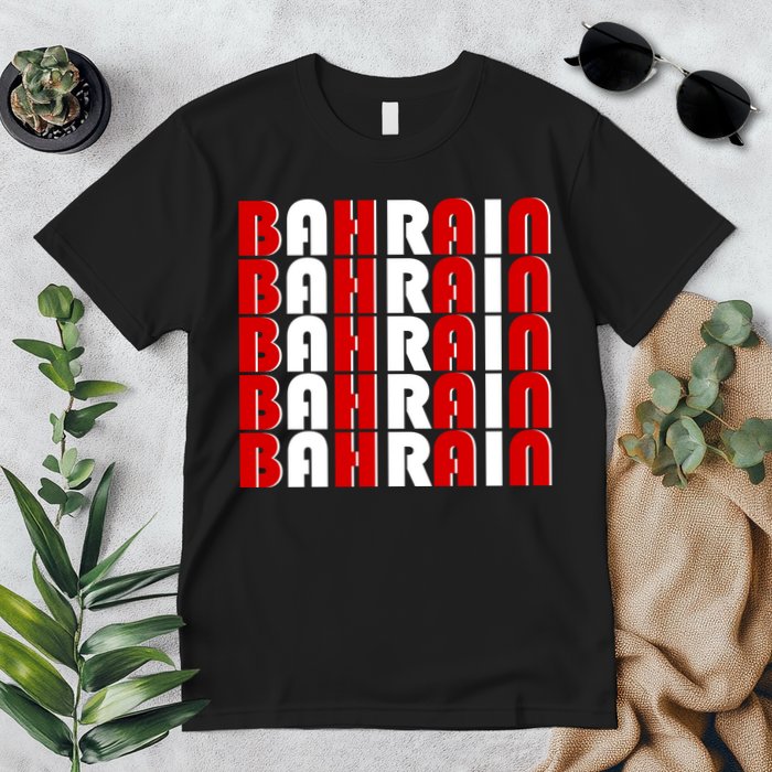 Bahrain Typography Premium T-Shirt
