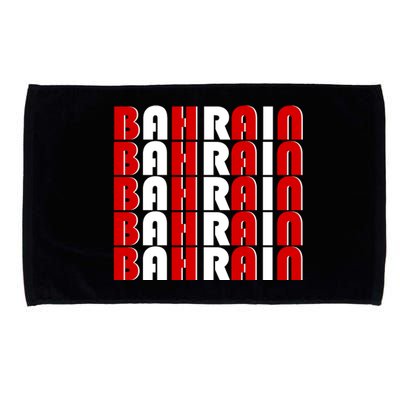 Bahrain Typography Microfiber Hand Towel