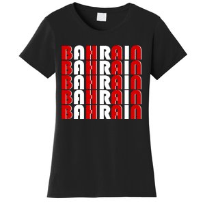 Bahrain Typography Women's T-Shirt