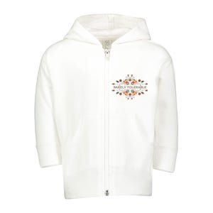 Barely Tolerable Toddler Zip Fleece Hoodie