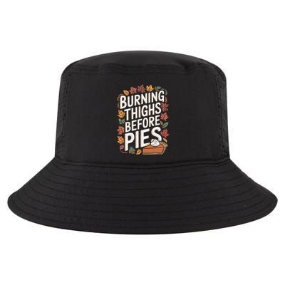 Burning Thighs Before Pies Funny Thanksgiving Pumpkin Pie Cool Comfort Performance Bucket Hat