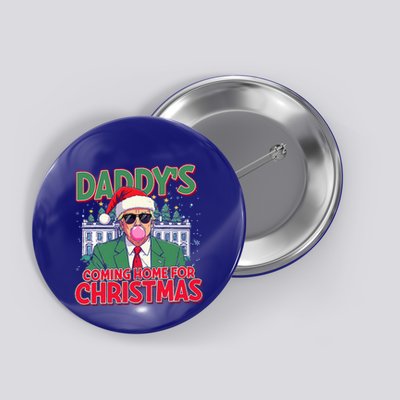 Bubblegum Trump Blowing Christmas Button