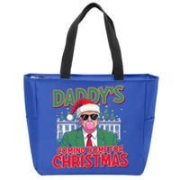 Bubblegum Trump Blowing Christmas Zip Tote Bag