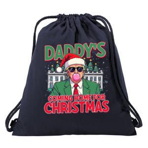 Bubblegum Trump Blowing Christmas Drawstring Bag