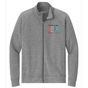 Blessed To Be Called Memaw Colorful Mothers Day Gifts Stretch Full-Zip Cadet Jacket