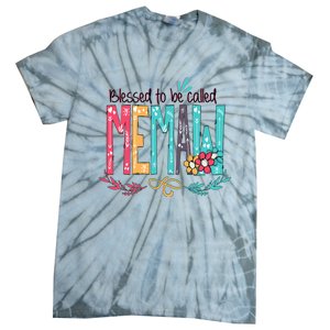 Blessed To Be Called Memaw Colorful Mothers Day Gifts Tie-Dye T-Shirt