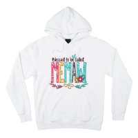 Blessed To Be Called Memaw Colorful Mothers Day Gifts Hoodie