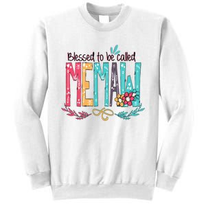 Blessed To Be Called Memaw Colorful Mothers Day Gifts Sweatshirt