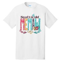 Blessed To Be Called Memaw Colorful Mothers Day Gifts Tall T-Shirt