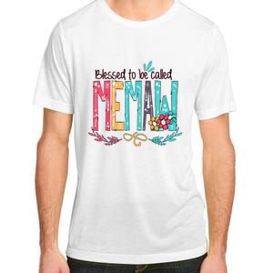 Blessed To Be Called Memaw Colorful Mothers Day Gifts Adult ChromaSoft Performance T-Shirt