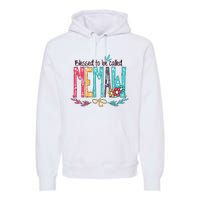 Blessed To Be Called Memaw Colorful Mothers Day Gifts Premium Hoodie