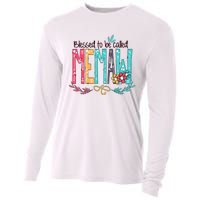 Blessed To Be Called Memaw Colorful Mothers Day Gifts Cooling Performance Long Sleeve Crew