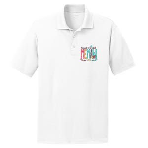 Blessed To Be Called Memaw Colorful Mothers Day Gifts PosiCharge RacerMesh Polo