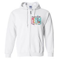 Blessed To Be Called Memaw Colorful Mothers Day Gifts Full Zip Hoodie