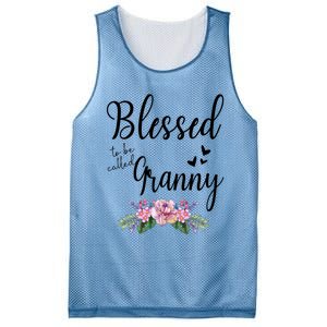 Blessed To Be Called Granny Floral Granny Mothers Day Gift Mesh Reversible Basketball Jersey Tank