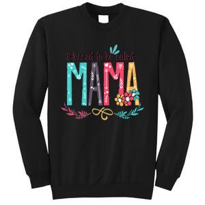 Blessed To Be Called Mama Colorful Grandma Sweatshirt