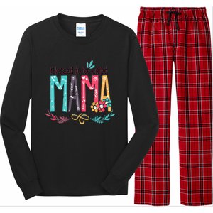 Blessed To Be Called Mama Colorful Grandma Long Sleeve Pajama Set