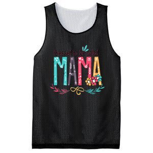 Blessed To Be Called Mama Colorful Grandma Mesh Reversible Basketball Jersey Tank