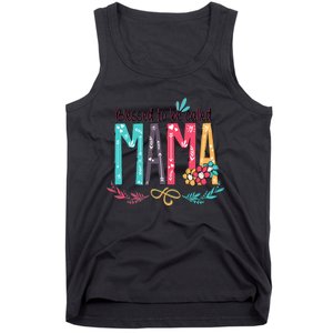 Blessed To Be Called Mama Colorful Grandma Tank Top