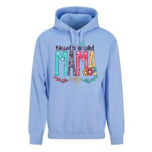 Blessed To Be Called Mama Colorful Grandma Unisex Surf Hoodie