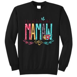 Blessed To Be Called Mamaw Colorful Grandma.Png Sweatshirt