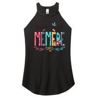 Blessed To Be Called Memere Colorful Grandma Women's Perfect Tri Rocker Tank