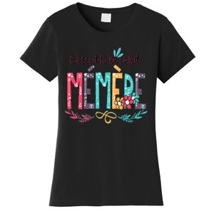 Blessed To Be Called Memere Colorful Grandma Women's T-Shirt