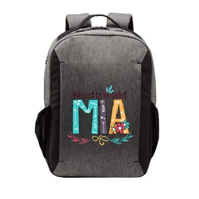 Blessed To Be Called Mia Colorful Grandma Vector Backpack