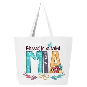 Blessed To Be Called Mia Colorful Grandma 25L Jumbo Tote