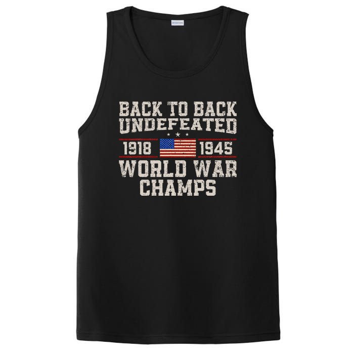 Back To Back Undefeated World War Champs 4th Of July PosiCharge Competitor Tank