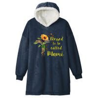 Blessed To Be Called Mami Hooded Wearable Blanket