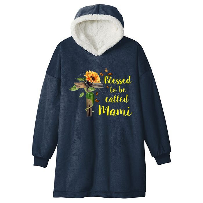 Blessed To Be Called Mami Hooded Wearable Blanket