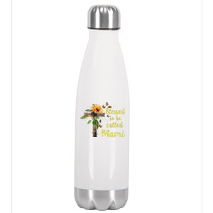 Blessed To Be Called Mami Stainless Steel Insulated Water Bottle