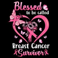 Blessed To Be Called Pink Women Heart Breast Cancer Survivor Hoodie