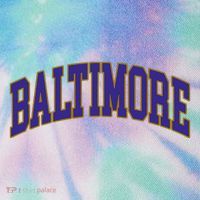 Baltimore Text Legacy Tie Dye Trucker Hat