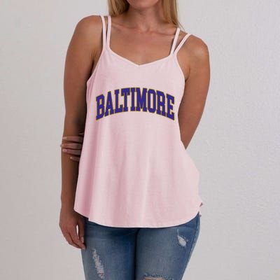 Baltimore Text Women's Strappy Tank